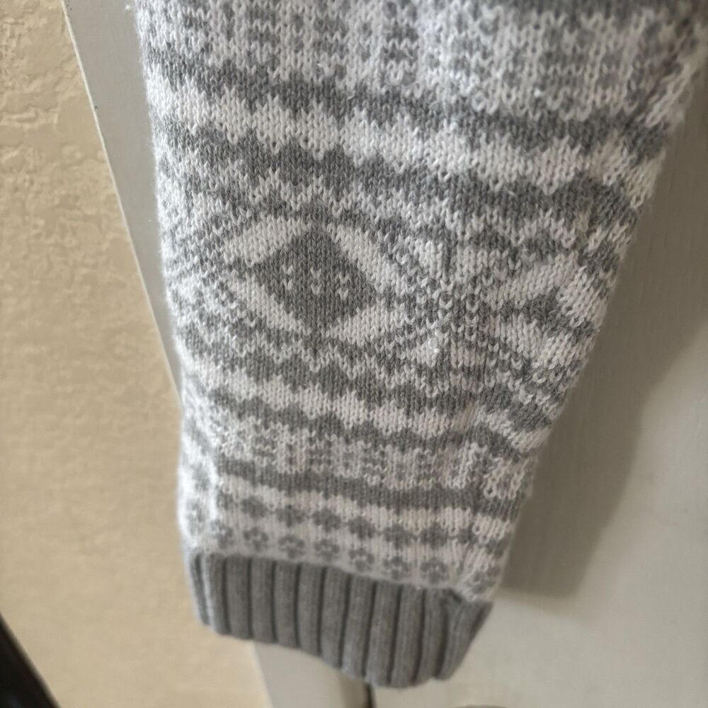 Gap Womens Fair Isle Cardigan Sweater Size‎ Large V Neck Christmas Holiday Hygge - Picture 5 of 12